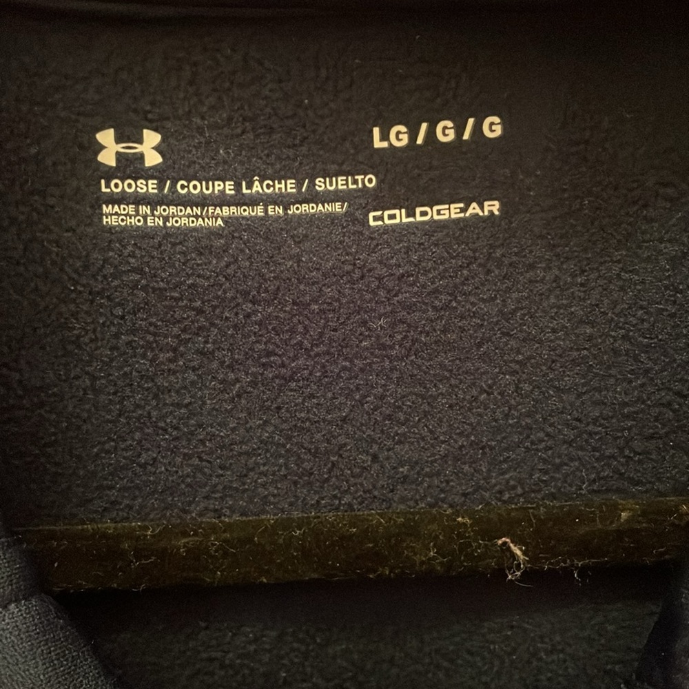 Men’s Navy Blue Under Armour Sweatshirt - Picture 2 of 3